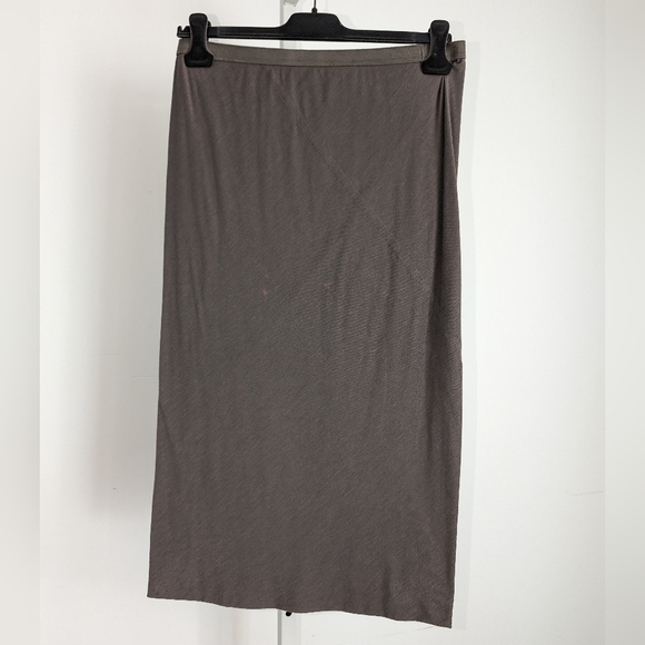 Rick Owens Dark Dust Jersey Skirt Size 10/L - Picture 1 of 5